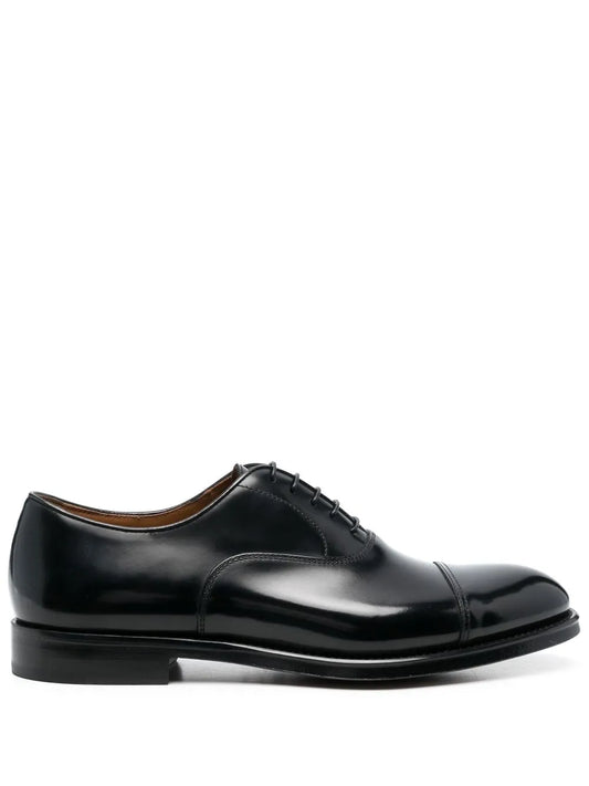 Doucal's cuban heel formal derby shoes