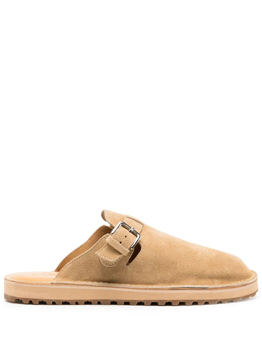 Comme des Garçons Homme decorative-buckle leather slides 