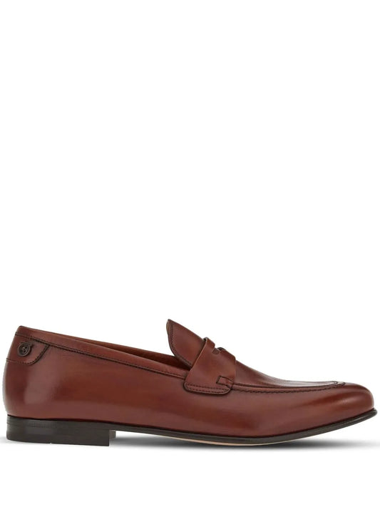 Ferragamo leather penny loafers