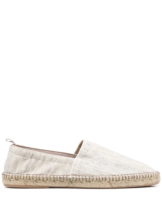 Eleventy raffia-sole slip-on espadrilles