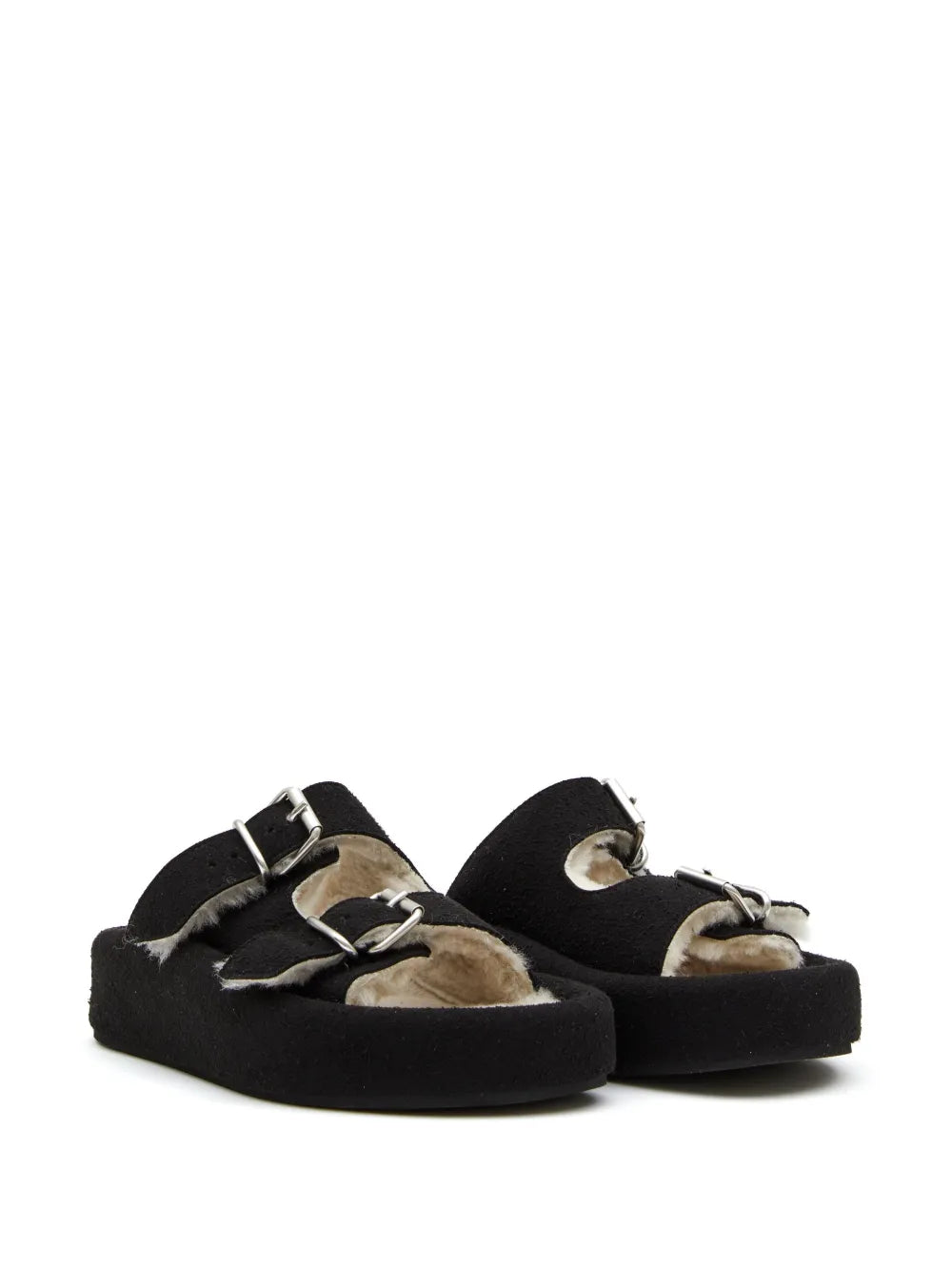 MM6 Maison Margiela double-buckle slides