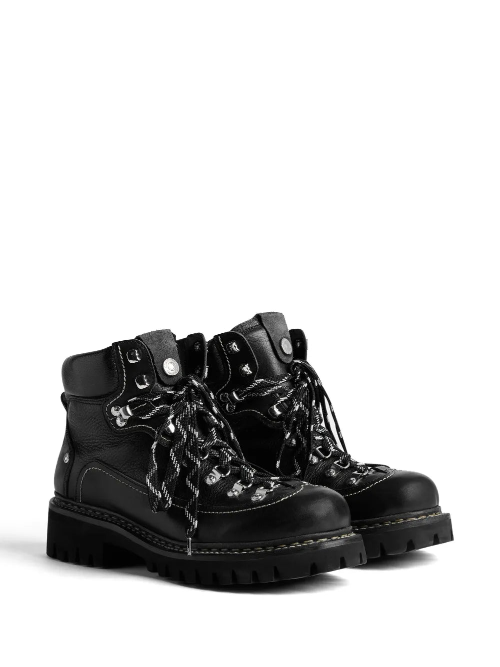 DSQUARED2 leather hiking boots