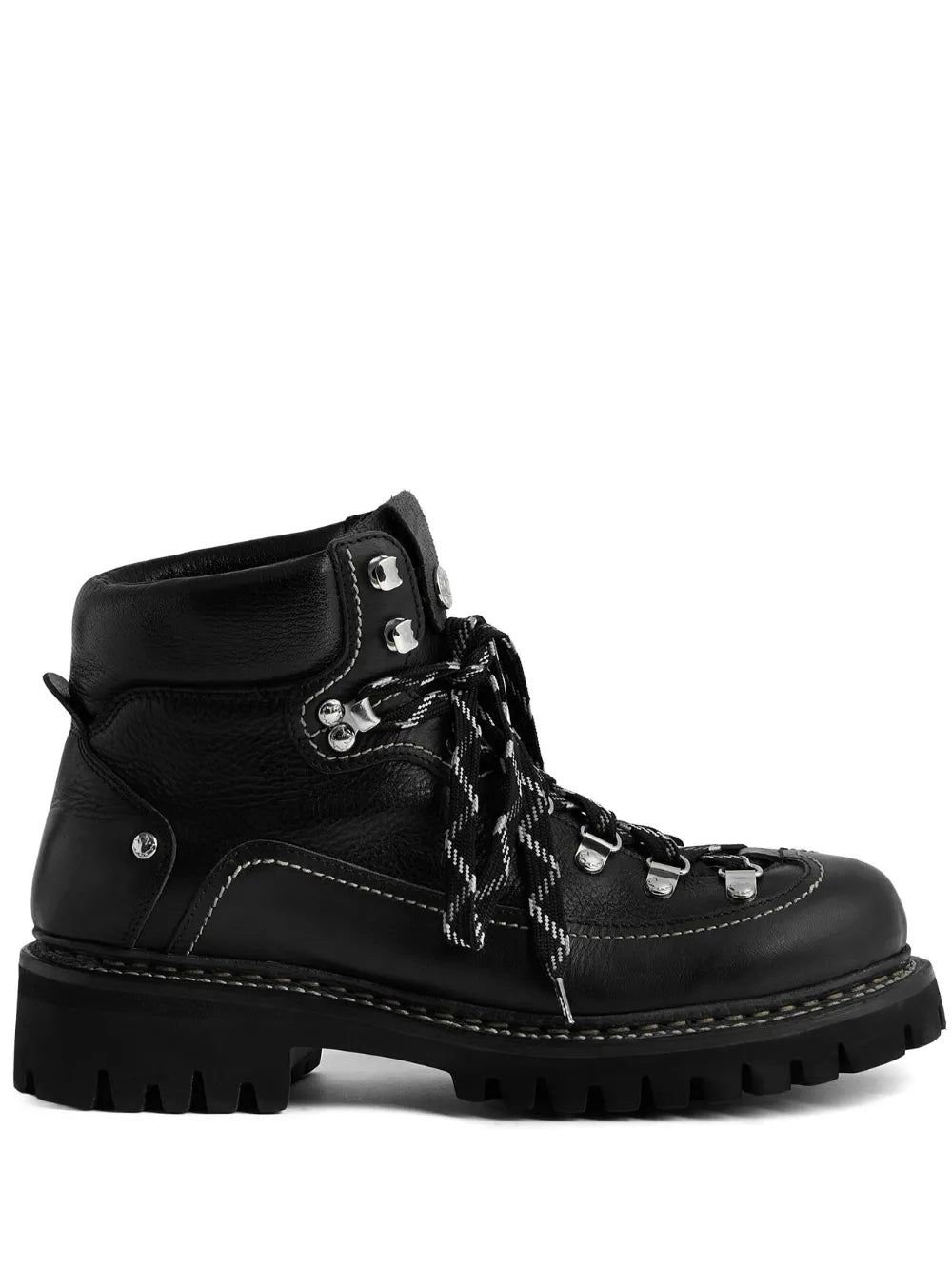 DSQUARED2 leather hiking boots