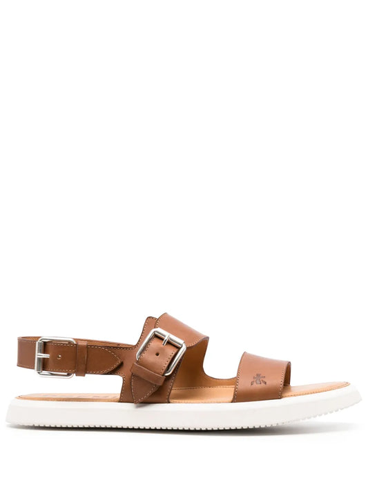Premiata double-buckle leather sandals