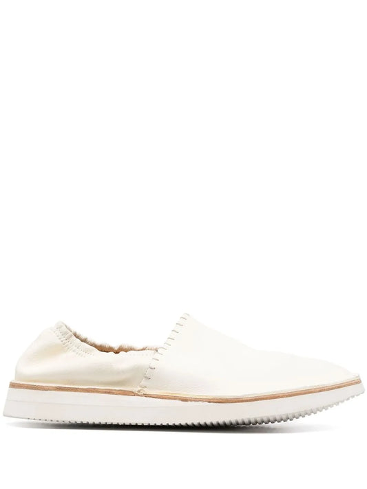 Premiata elasticated-ankle rubber-sole loafers