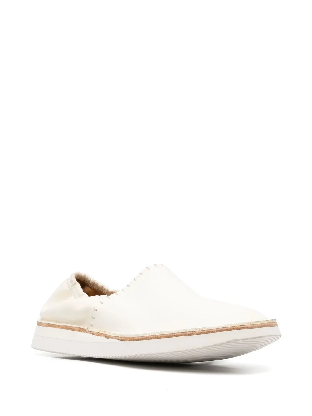 Premiata elasticated-ankle rubber-sole loafers