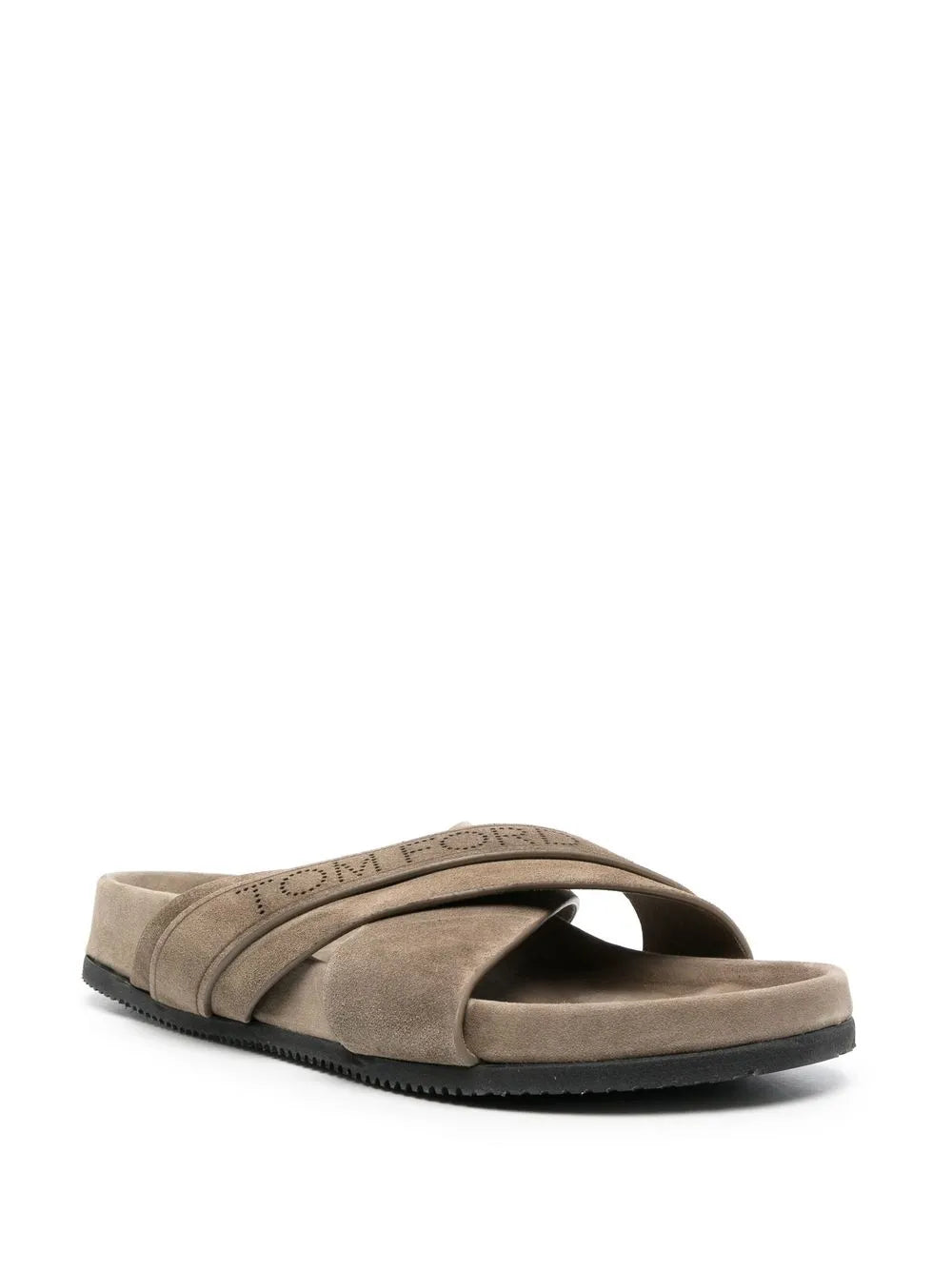 TOM FORD crossover logo-strap slides