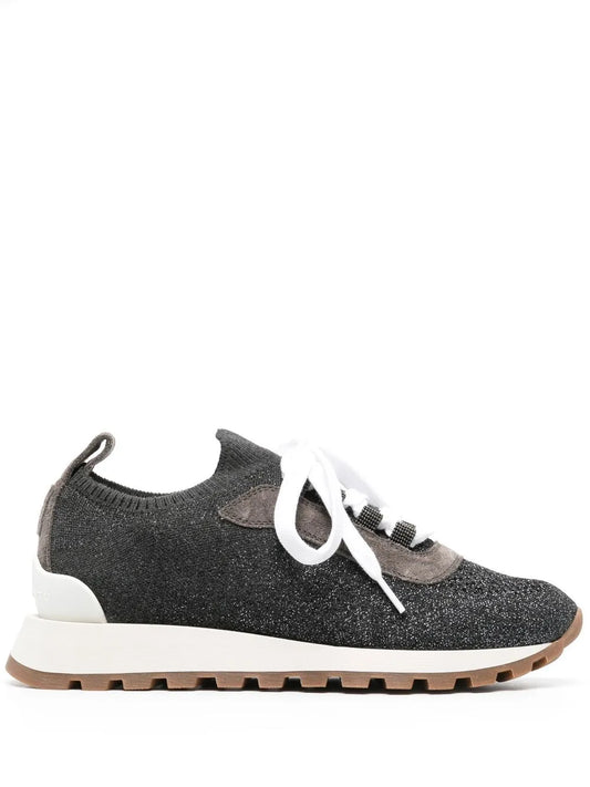 Brunello Cucinelli sock-style low-top sneakers