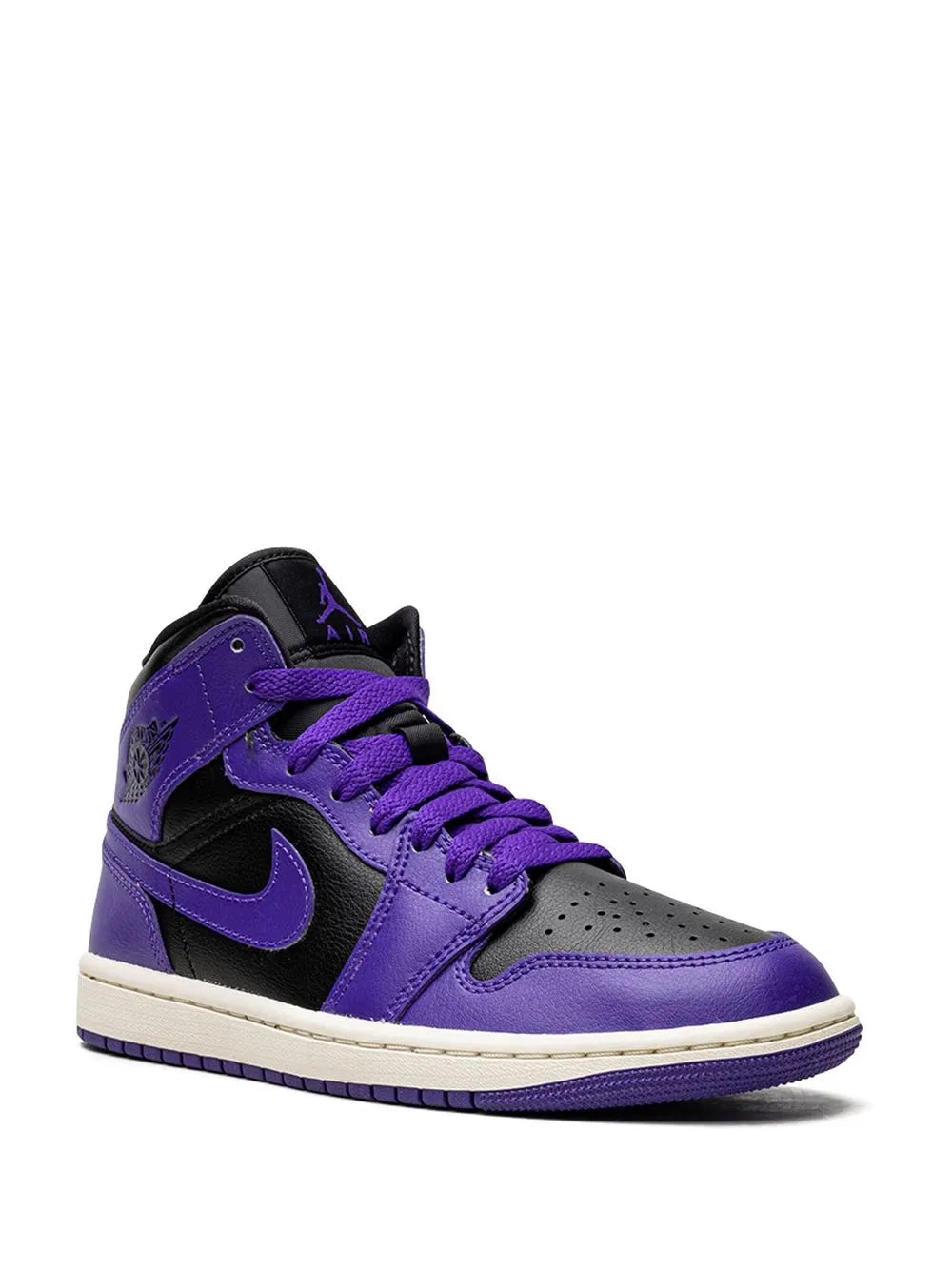 Jordan Jordan 1 Mid "Black/Purple" sneakers