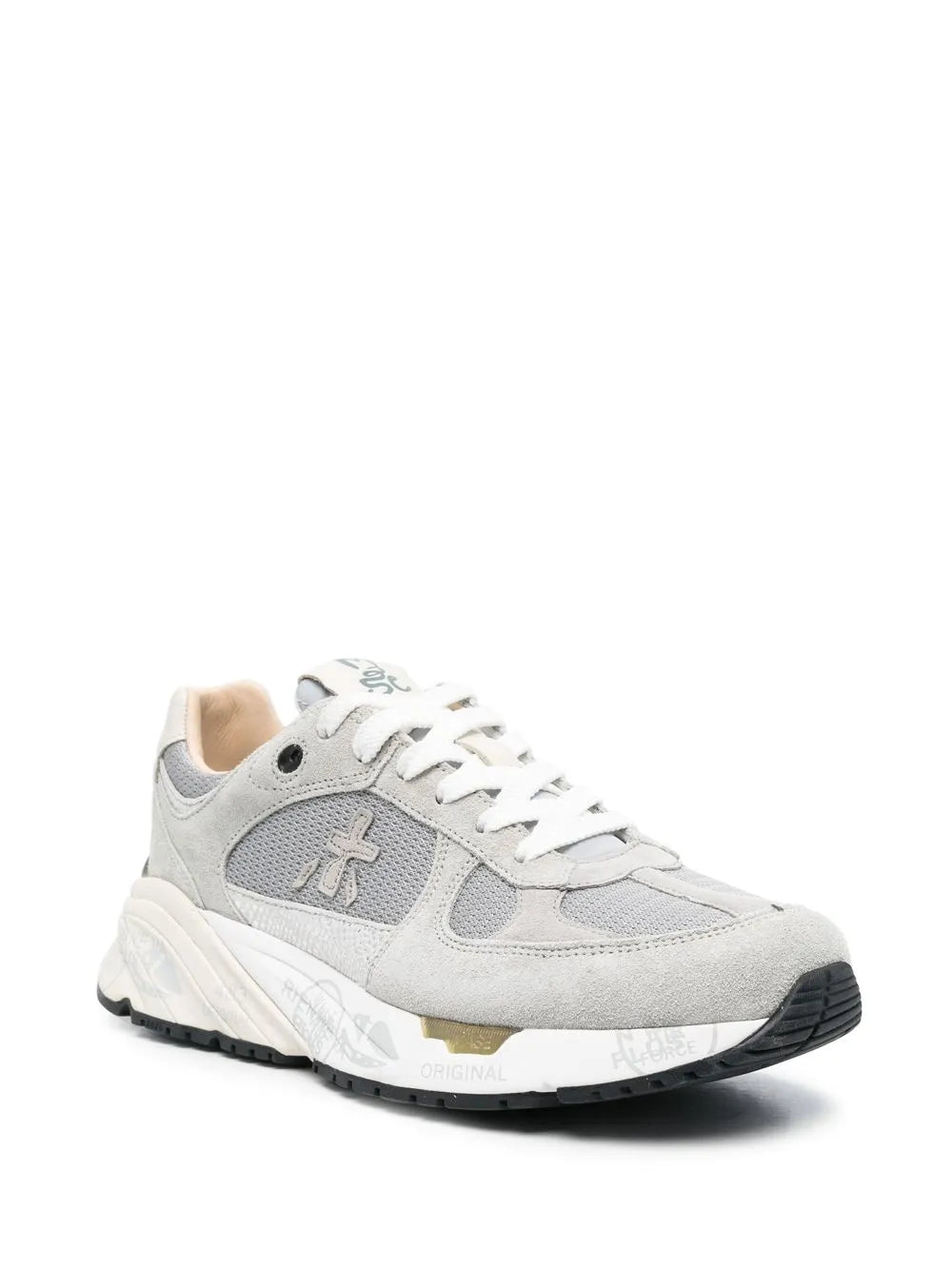 Premiata logo-patch lace-up sneakers