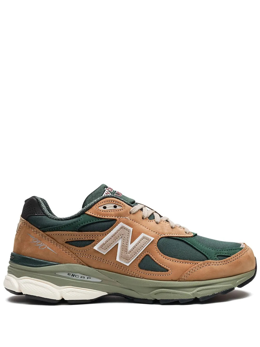 New Balance 990 v3 Made in USA “Tan/Green” sneakers
