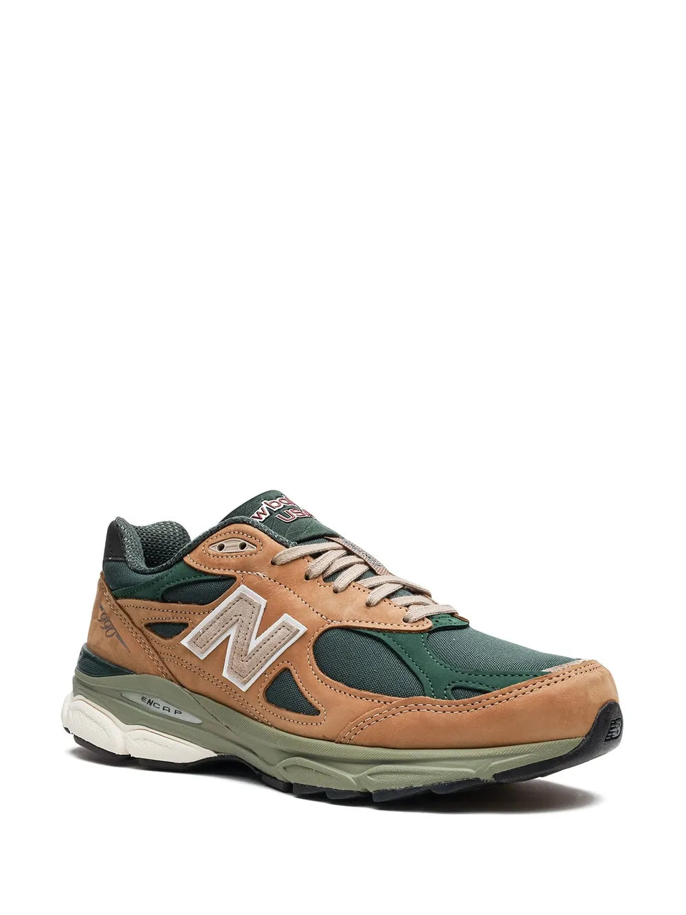 New Balance 990 v3 Made in USA “Tan/Green” sneakers