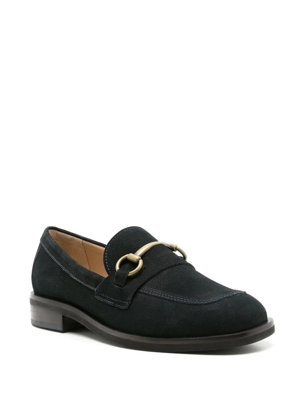 Sarah Chofakian Paulette nubuck leather loafers