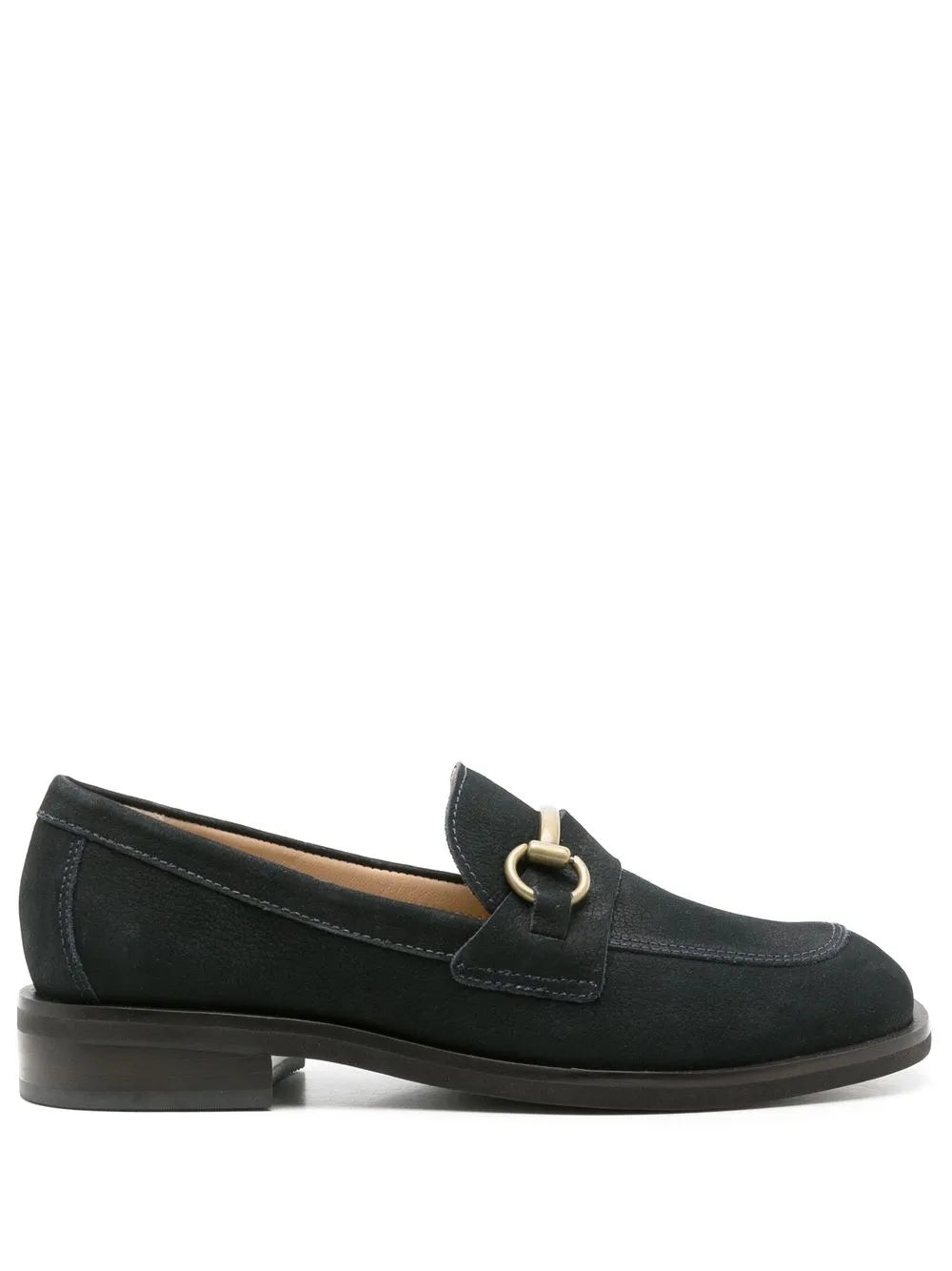 Sarah Chofakian Paulette nubuck leather loafers