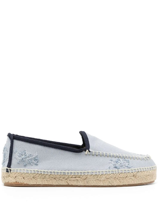 Maison Margiela embroidered canvas espadrilles