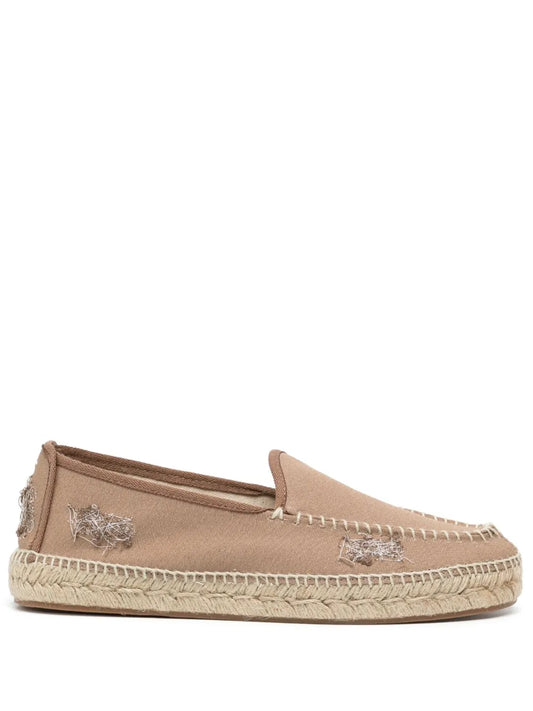 Maison Margiela embroidered canvas espadrilles