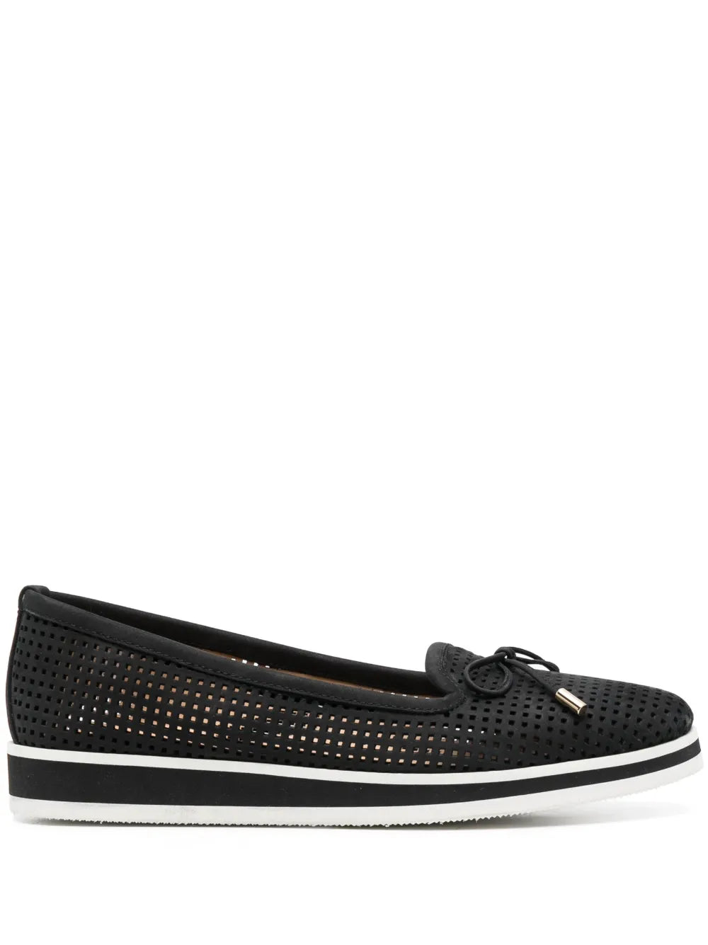 Baldinini panelled detailled ballerina shoes