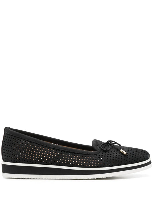 Baldinini panelled detailled ballerina shoes