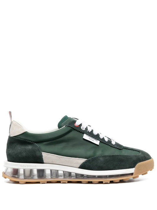 Thom Browne  translucent-sole leather sneakers 