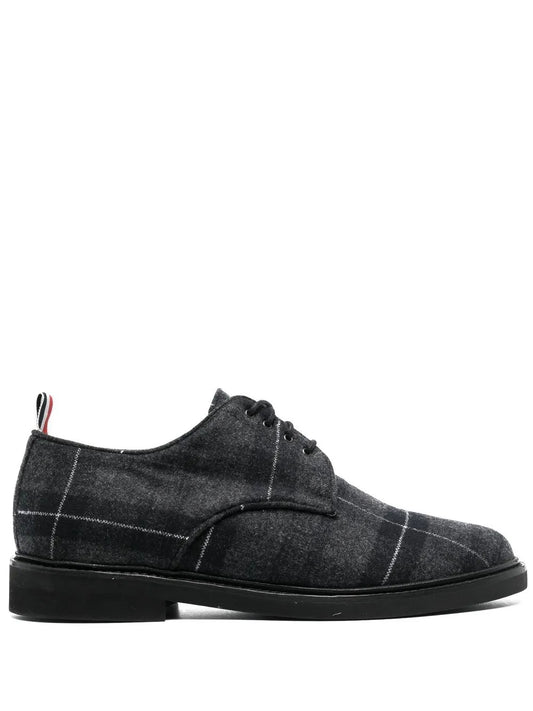 Thom Browne tartan-check derby shoes 