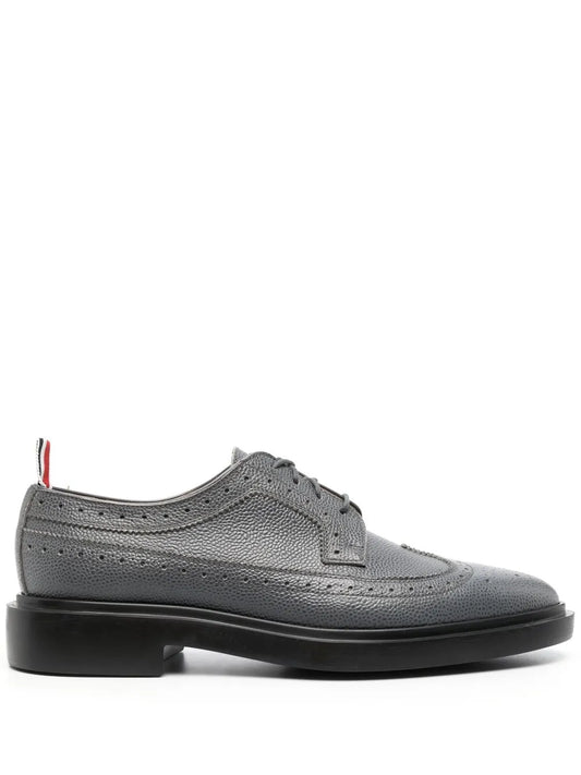 Thom Browne almond-toe leather brogues