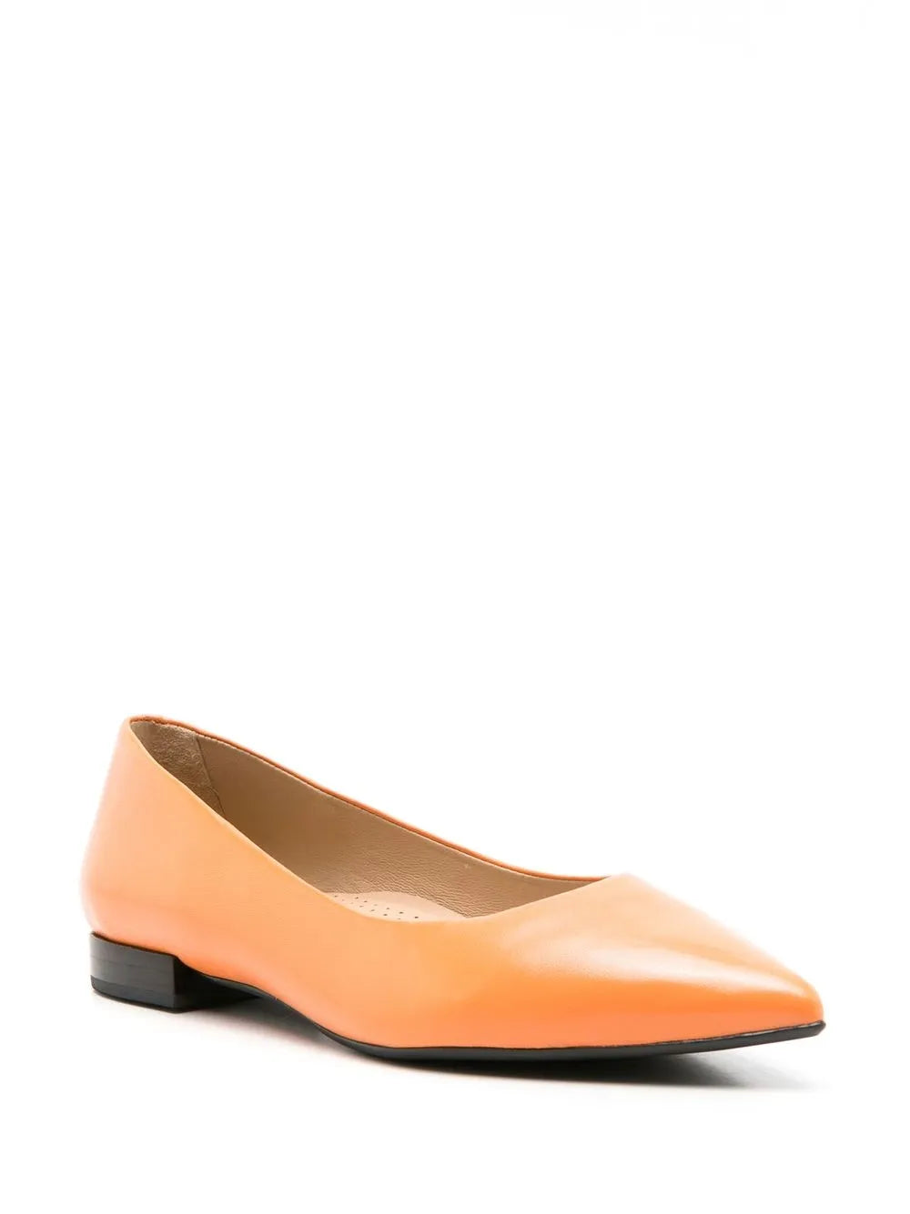 Sarah Chofakian Francesca leather ballerina shoes 