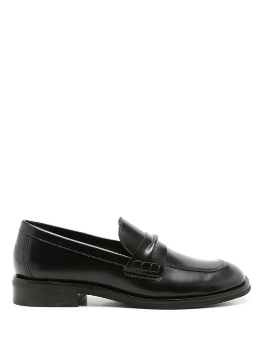 Sarah Chofakian Eliza leather loafers