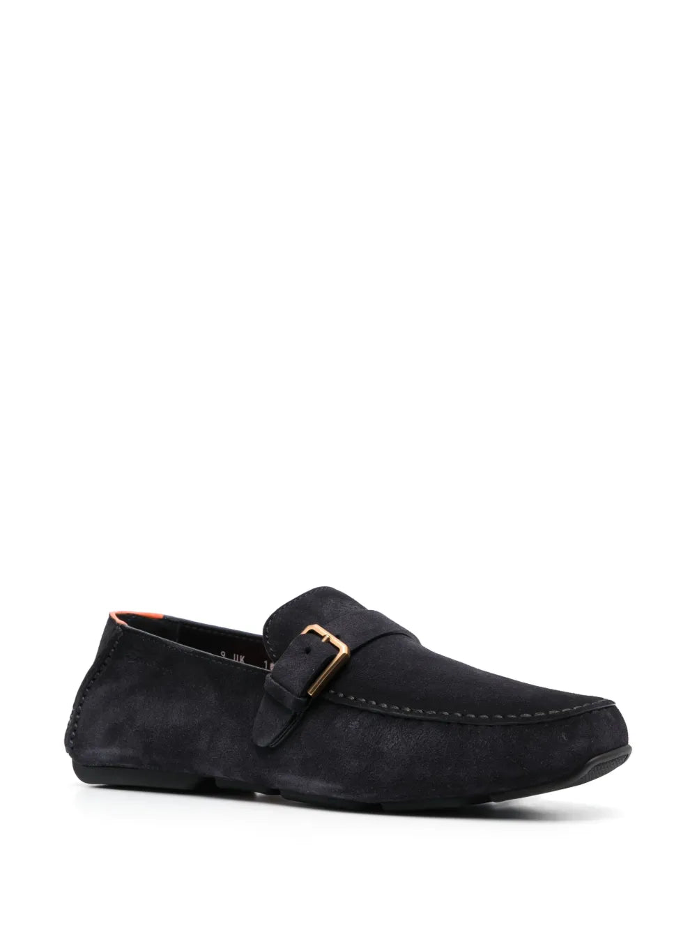 Santoni buckle-detail leather loafers