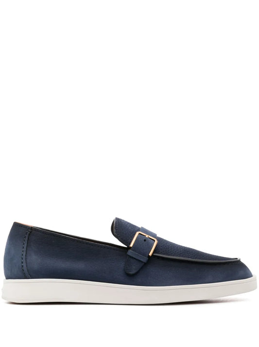 Santoni Dread square-toe monk shoes 