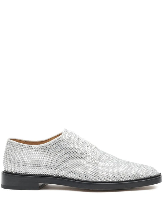Maison Margiela Tabi rhinestone-embellished Derby shoes
