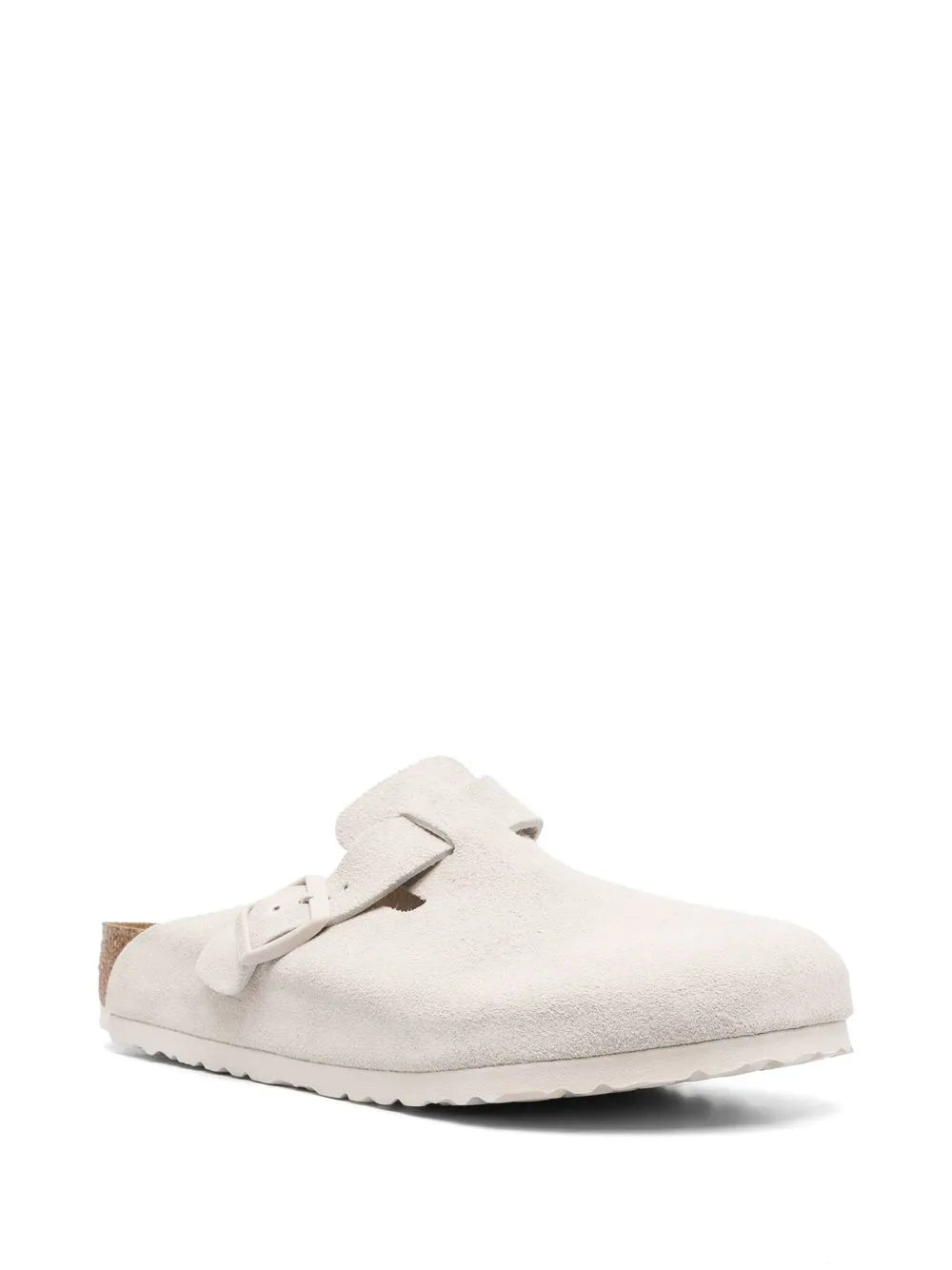 Birkenstock suede flat slides