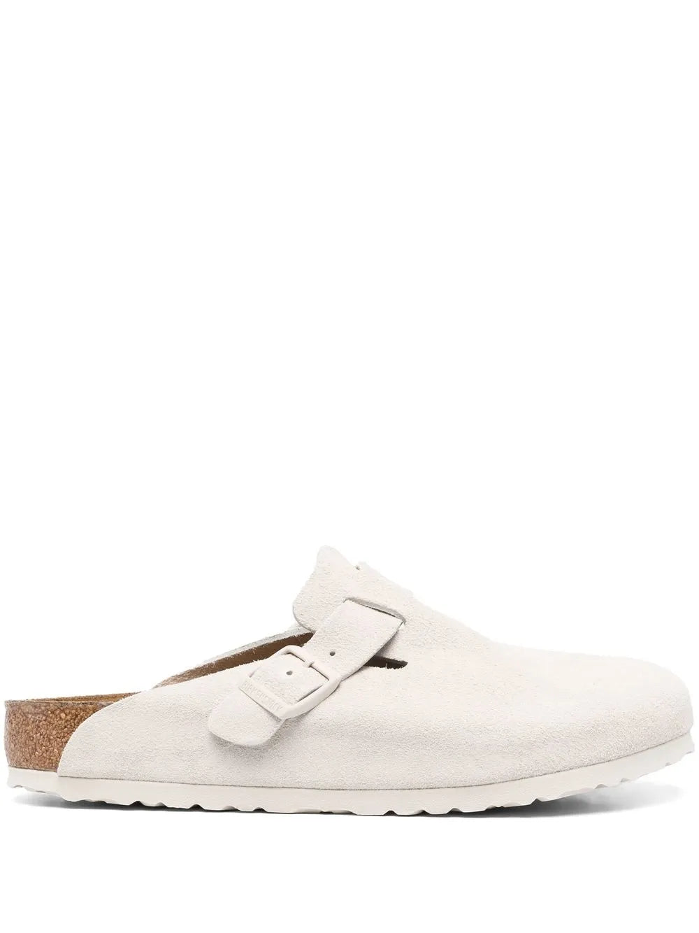 Birkenstock suede flat slides