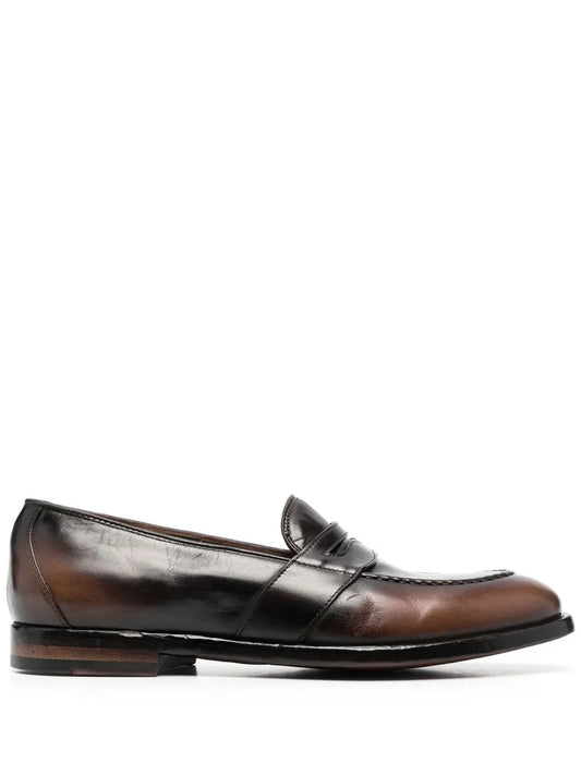 Officine Creative Temple leather penny loafers