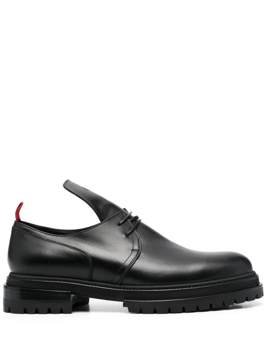 424 embossed-logo brogues