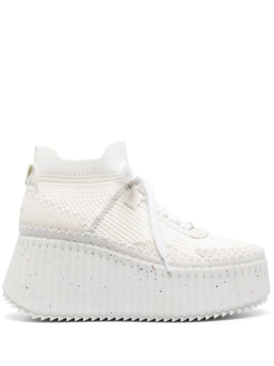 Chloé Nama platform-wedge sneakers