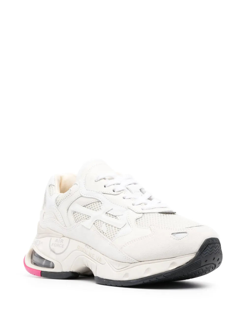 Premiata panelled-mesh low-top sneakers