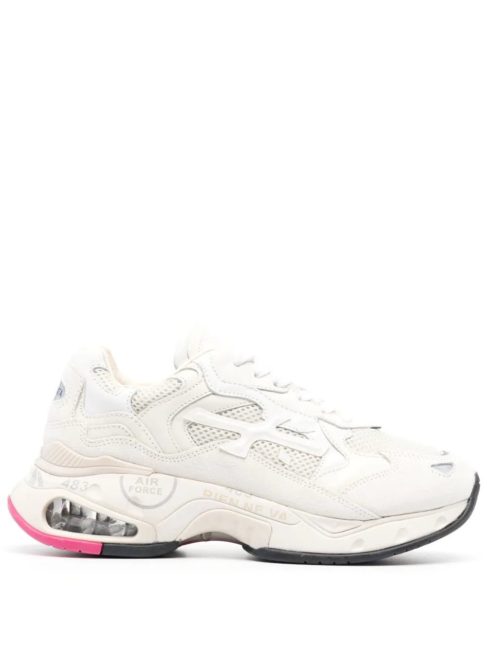Premiata panelled-mesh low-top sneakers