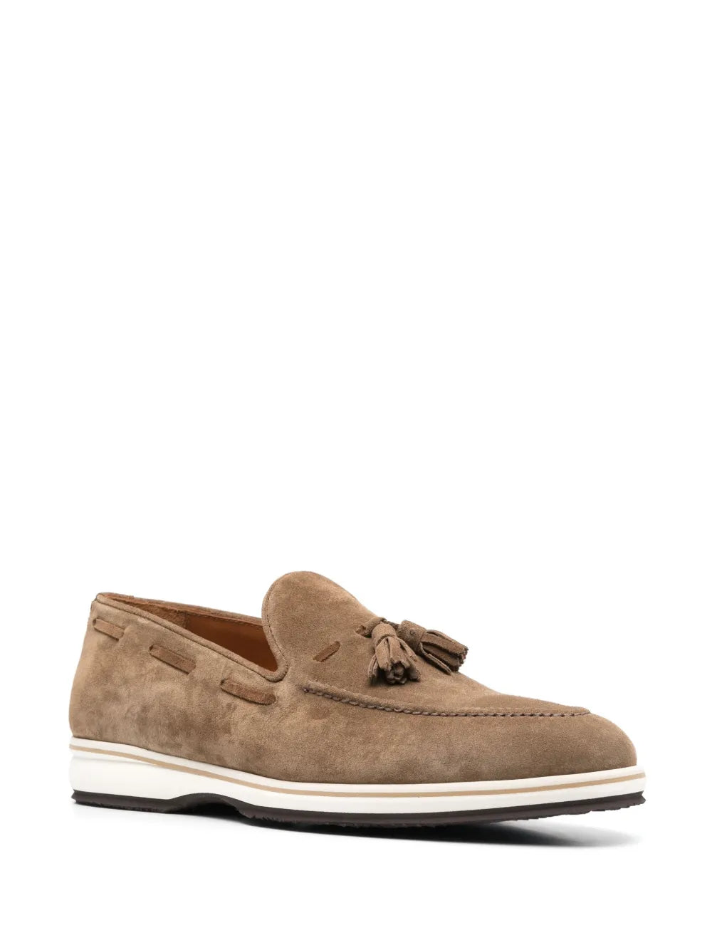 Bontoni tassel-detail suede loafers