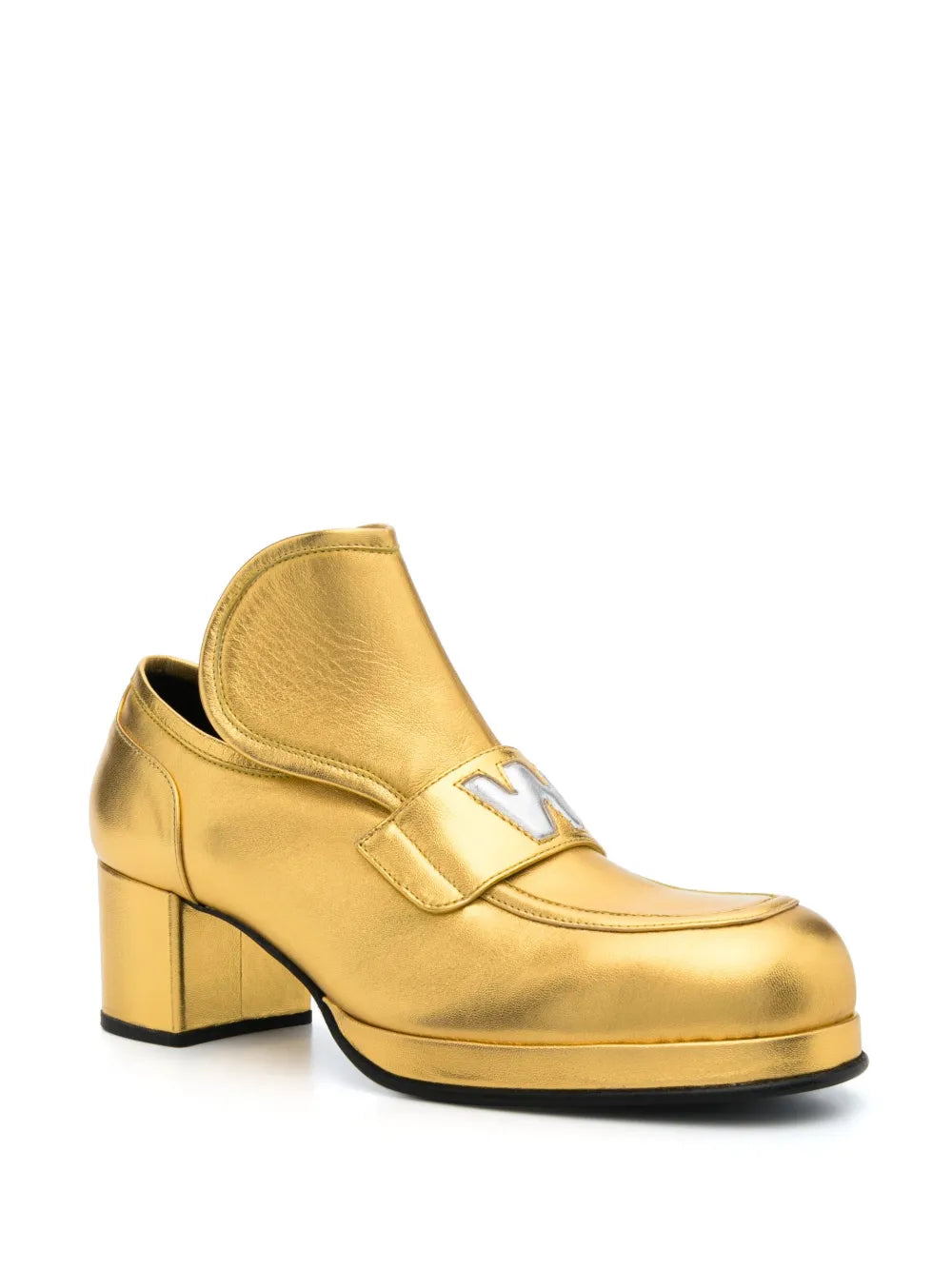 Walter Van Beirendonck Love 65mm mid-block-heel loafers