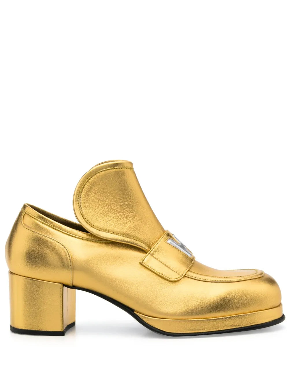 Walter Van Beirendonck Love 65mm mid-block-heel loafers