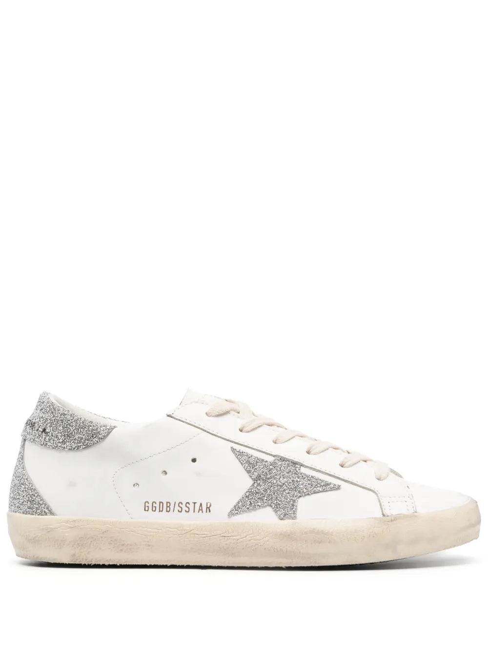 Golden Goose Superstar glitter-embellished sneakers
