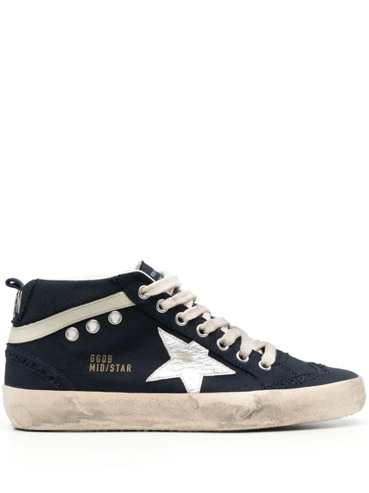 Golden Goose Mid Star lace-up sneakers
