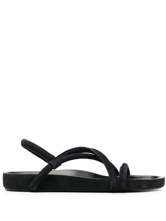 MARANT open-toe flat leather sandals