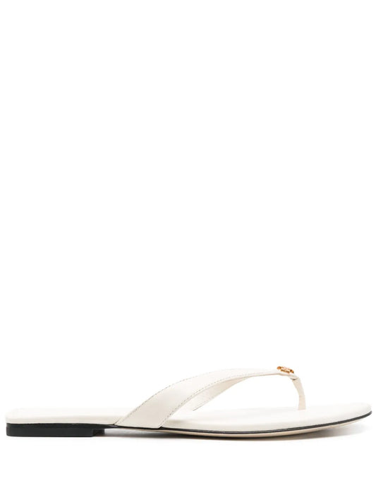Tory Burch Classic leather flip flops