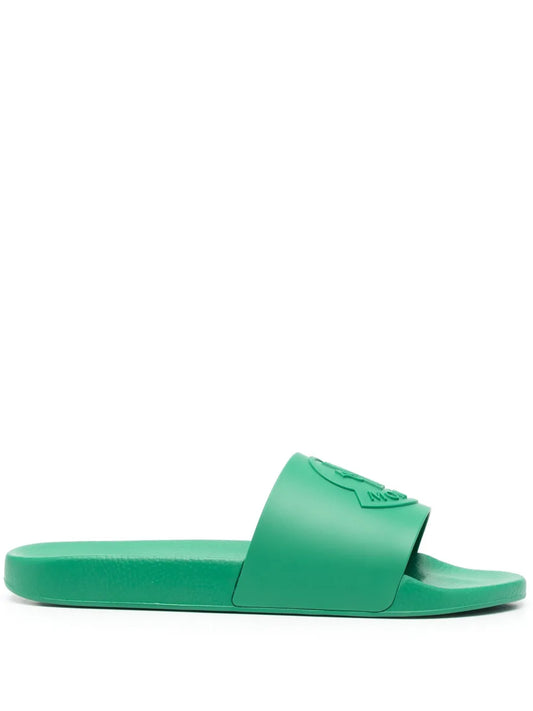 Moncler logo-embossed slides