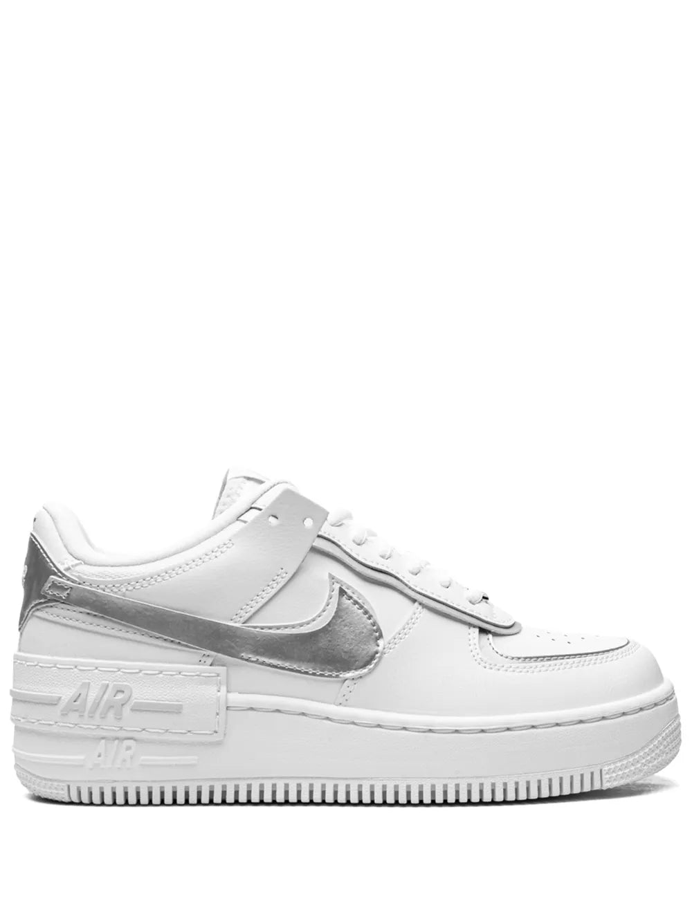 Nike AF1 Shadow "White Metallic Silver" sneakers