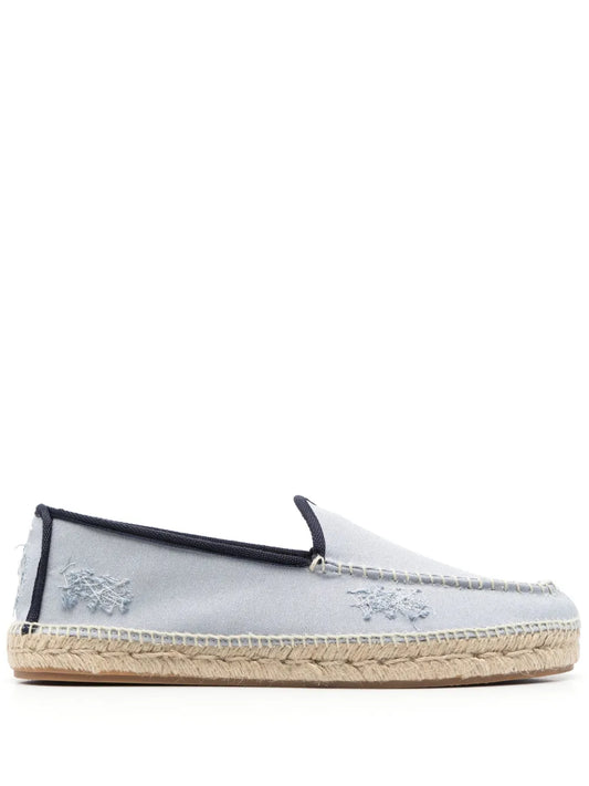 Maison Margiela embroidered canvas espadrilles