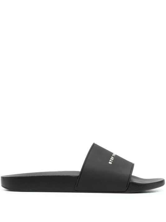 Rick Owens DRKSHDW slogan-print slides