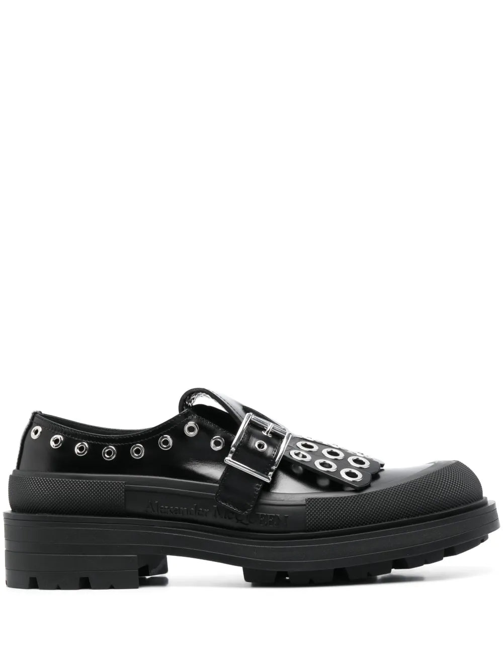 Alexander McQueen buckle-fastening tassel monk shoes