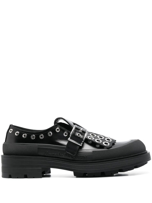 Alexander McQueen buckle-fastening tassel monk shoes